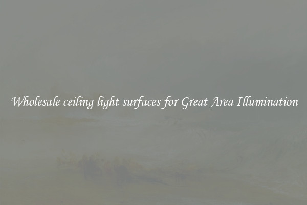 Wholesale ceiling light surfaces for Great Area Illumination