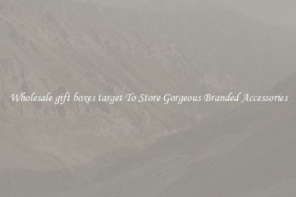 Wholesale gift boxes target To Store Gorgeous Branded Accessories