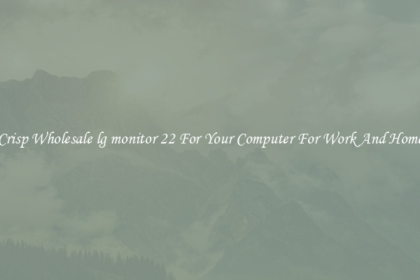 Crisp Wholesale lg monitor 22 For Your Computer For Work And Home