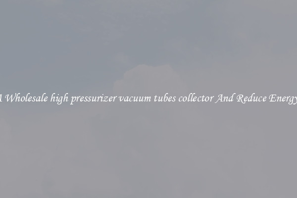 Buy A Wholesale high pressurizer vacuum tubes collector And Reduce Energy Costs