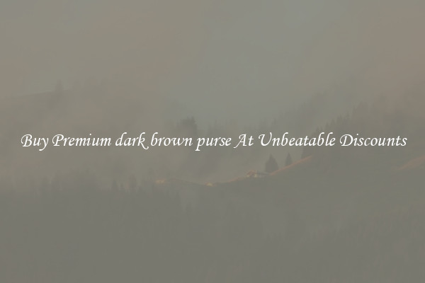 Buy Premium dark brown purse At Unbeatable Discounts